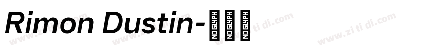 Rimon Dustin字体转换